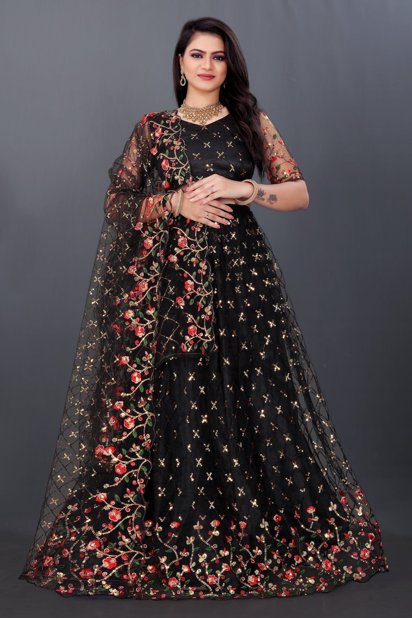 New Party Wear Sequance Lehenga Choli Full Heavy & Fancy Color Full Sequence Work In Lehenga Choli With Beautiful Sequance Worked Blouse.