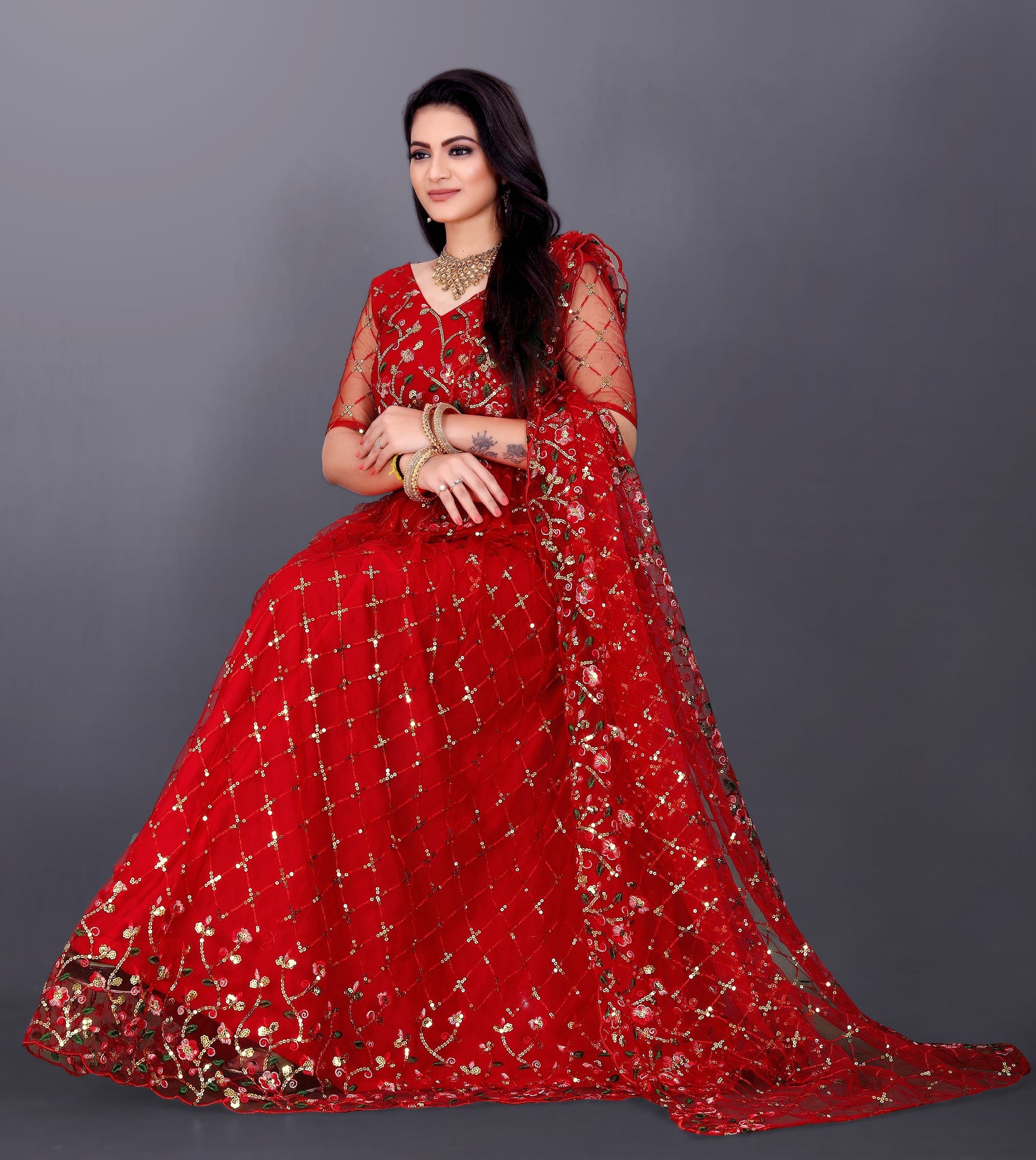 New Party Wear Sequance Lehenga Choli Full Heavy & Fancy Color Full Sequence Work In Lehenga Choli With Beautiful Sequance Worked Blouse.